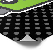 かわいいフランケンシュタインポスタープリント ポスター (角)