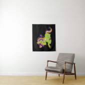 かわいいフランケンシュタインユニコーンハロウィーン タペストリー (インサイチュ)