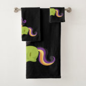 かわいいフランケンシュタインユニコーンハロウィーン バスタオルセット (インサイチュ)