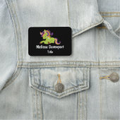 かわいいフランケンシュタインユニコーンハロウィーン 名札 (インサイチュ)