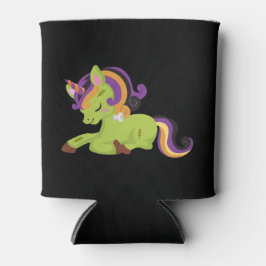 かわいいフランケンシュタインユニコーンハロウィーン 缶クーラー