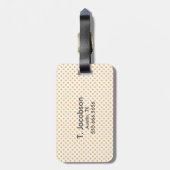 かわいいフランケンシュタイン旅行荷物タグ ラゲッジタグ (裏面縦)