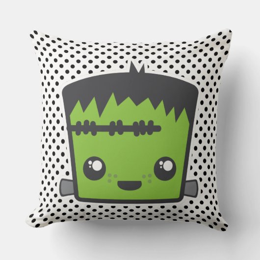 かわいいフランケンシュタイン装飾用クッション クッション (正面)