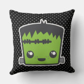 かわいいフランケンシュタイン装飾用クッション クッション (裏面)