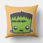 かわいいフランケンシュタイン装飾用クッション クッション (裏面)