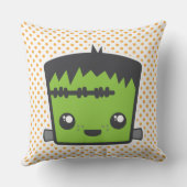 かわいいフランケンシュタイン装飾用クッション クッション (裏面)