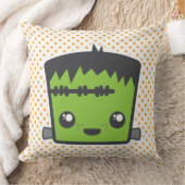 かわいいフランケンシュタイン装飾用クッション クッション (ブランケット)