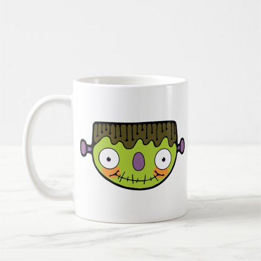 かわいいフランケンシュタイン コーヒーマグカップ (左)