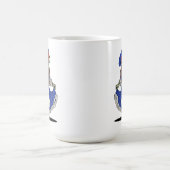 かわいいフランスのゾンビ コーヒーマグカップ (中央)