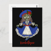 かわいいフランスのゾンビ ポストカード (正面/裏面)