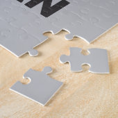 かわいいフランスのブルドッグの名パーソナライズされた前 ジグソーパズル (側面)