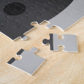 かわいいフランスのブルドッグの名パーソナライズされた前 ジグソーパズル (側面)