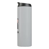 かわいいフランスのブルドッグの名パーソナライズされた前 タンブラー (回転右)