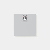 かわいいフランスのブルドッグの名パーソナライズされた前 ポストイット (正面)