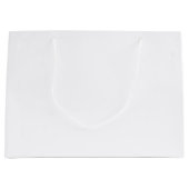 かわいいフランスのブルドッグ ラージペーパーバッグ (正面)