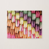 かわいいフランスのマカロンCookie ジグソーパズル (横)