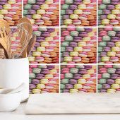 かわいいフランスのマカロンCookie タイル