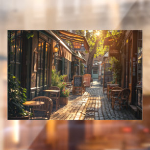 かわいいフランスの喫茶店 ウィンドウサイン