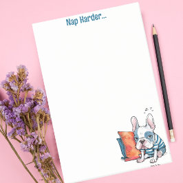 かわいいフランスの愛犬、服を着たおもしろい動物 ポストイット