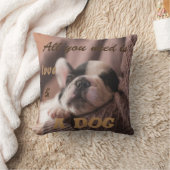 かわいいフランス語はあなたが必要とするbulldog||すべて…あります クッション (ブランケット)