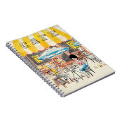 かわいいフランスCafé場面スケッチ ノートブック (右側)