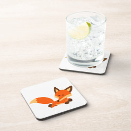 かわいいフリート漫画キツネコースターセット コースター