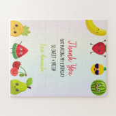 かわいいフルーツありがとう最初の誕生日パーティギフト ジグソーパズル (横)