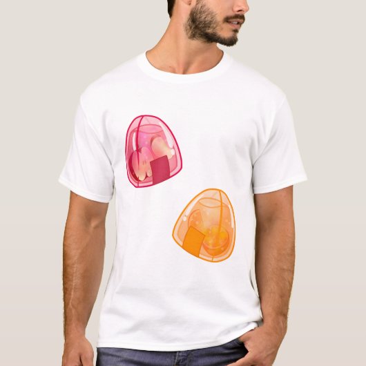 かわいいフルーツおにぎり Tシャツ (正面)