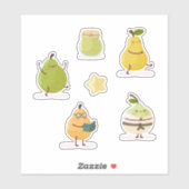 かわいいフルーツのセット シール (シート)