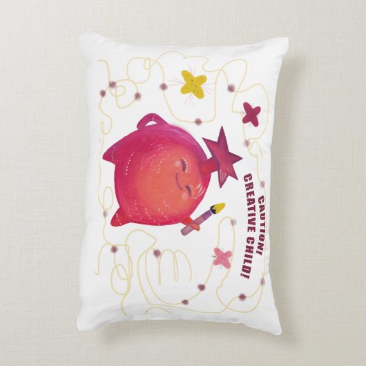 かわいいフルーツアクセント枕 アクセントクッション (裏面(縦))