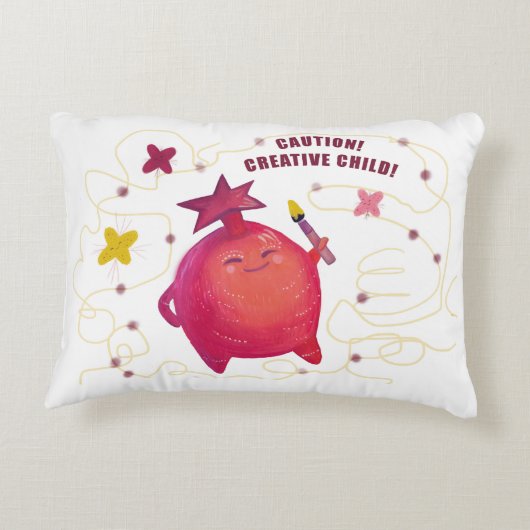 かわいいフルーツアクセント枕 アクセントクッション (裏面)