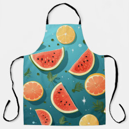 かわいいフルーツエプロン エプロン