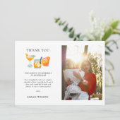 かわいいフルーツカクテルフォト誕生日カード シーズンカード (スタンド正面)