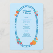 かわいいフルーツカスタムブライダルベビーシャワーウェディングパーティー メニュー (正面)