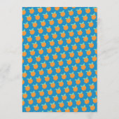 かわいいフルーツカスタムブライダルベビーシャワーウェディングパーティー メニュー (裏面)