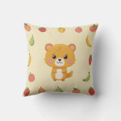 かわいいフルーツキャラクター柄クッション クッション (裏面)