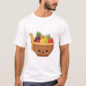 かわいいフルーツコルヌコピア Tシャツ (正面)