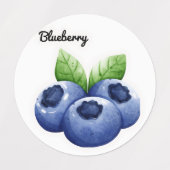 かわいいフルーツシールおもしろいデザインスクールラベル ラベル (デザイン2)