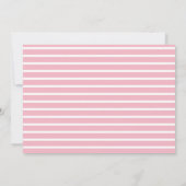 かわいいフルーツテーマキッド2歳の誕生日パーティー 招待状 (裏面)