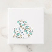 かわいいフルーツパターン夏のラインスケッチありがとう フェイバータグ (インサイチュ)