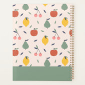 かわいいフルーツパターン プランナー手帳 (裏面)