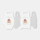 かわいいフルーツパンケーキ水彩任意の年齢誕生日 フェイバーボックス (折り畳みなし)