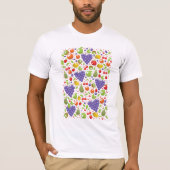 かわいいフルーツ柄 Tシャツ (正面)