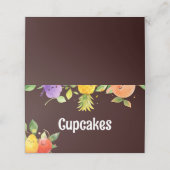 かわいいフルーツ誕生日フードテントカード ロイヤリティカード (外部開封)