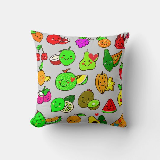 かわいいフルーツ！ クッション (正面)