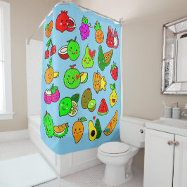 かわいいフルーツ！ シャワーカーテン
