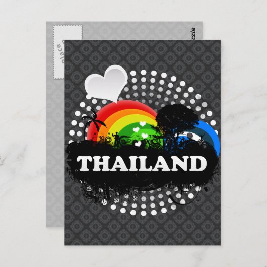 かわいいフルーティタイ ポストカード (正面/裏面)