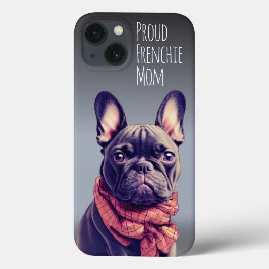 かわいいフレンチブルドッグのカスタムグッズ Case-Mate iPhoneケース (裏面)