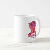 かわいいフレンチブルドッグの卒業 コーヒーマグカップ (正面右)