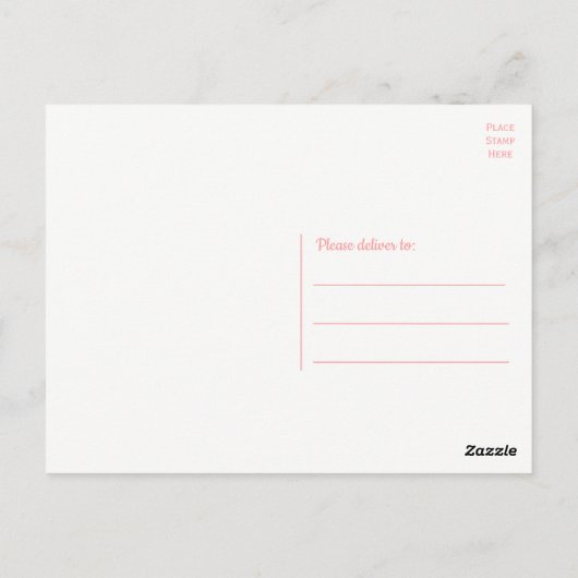 かわいいフレンチブルドッグの感謝の気持ち フレンチィ子犬の犬 ポストカード (裏面)